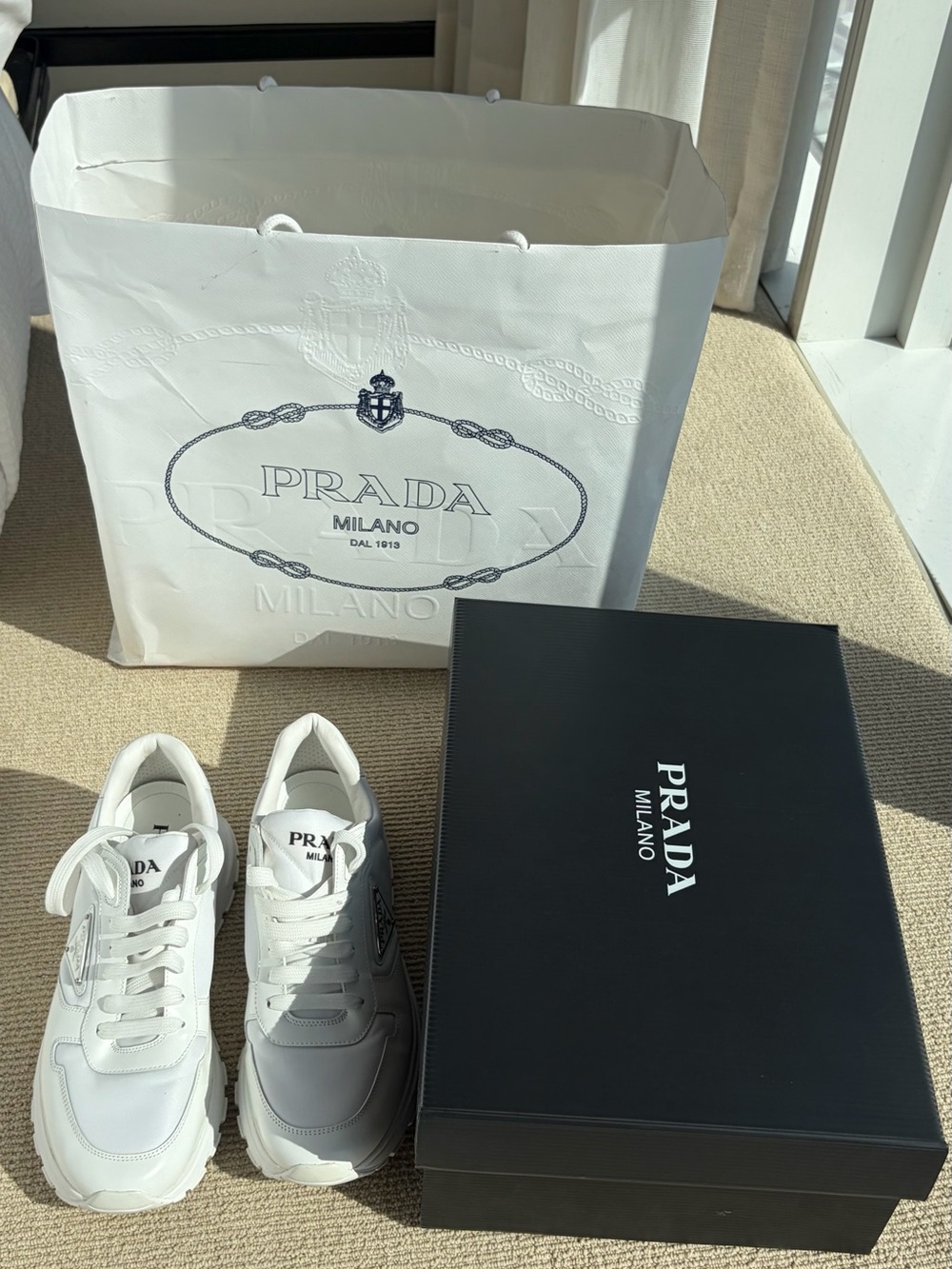 Prada Downtown Sneakers
White Leather (US Men’s 8.5) - Picture 10 of 10